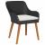 Set de dining pentru grădină cu 5 piese, ratan polimer negru GartenMobel Dekor