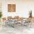 Set de dining pentru grădină din 7 piese, din lemn solid de acacia și metal GartenMobel Dekor