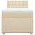 Pat box spring cu saltea, crem, 90x200 cm, textil GartenMobel Dekor