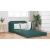 Pat de canapea 2 în 1 Verde închis 124x71x78 cm Țesătură GartenMobel Dekor