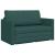 Pat de canapea 2 în 1 Verde închis 124x71x78 cm Țesătură GartenMobel Dekor