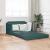 Pat de canapea 2 în 1 Verde închis 124x71x78 cm Țesătură GartenMobel Dekor