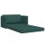 Pat de canapea 2 în 1 Verde închis 124x71x78 cm Țesătură GartenMobel Dekor