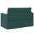 Pat de canapea 2 în 1 Verde închis 124x71x78 cm Țesătură GartenMobel Dekor