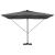 Parasol Roma cu braț articulat 286 x 285 x 270 cm Aluminiu GartenMobel Dekor