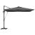 Parasol Roma cu braț articulat 286 x 285 x 270 cm Aluminiu GartenMobel Dekor