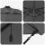 Parasol Roma cu braț articulat 286 x 285 x 270 cm Aluminiu GartenMobel Dekor
