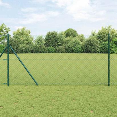 Gard Verde 10 x 1.2 m Metal GartenMobel Dekor