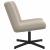 Scaun accent Gri deschis Material din poliester Standard Pivotant GartenMobel Dekor