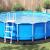 Folie de bază pentru piscină Neagră Ø 428 cm, din material textil nețesut, rotundă. GartenMobel Dekor