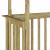 Adăpost BBQ 133.5x63x200 cm din Lemn de Pin Impregnat GartenMobel Dekor
