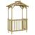 Adăpost BBQ 133.5x63x200 cm din Lemn de Pin Impregnat GartenMobel Dekor