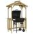 Adăpost BBQ 133.5x63x200 cm din Lemn de Pin Impregnat GartenMobel Dekor