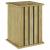Ghiveci pentru grădină cu liner 33x33x45 cm Lemn de pin impregnat GartenMobel Dekor