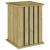 Ghiveci pentru grădină cu liner 33x33x45 cm Lemn de pin impregnat GartenMobel Dekor