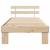 Cadru de pat cu spătar 75x190 cm din lemn solid de pin GartenMobel Dekor