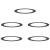 Set Ghivece Negre Negru Plastic Mare Durabil Ghiveci Negru GartenMobel Dekor