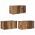 Set Cabinet TV Lemn Vechi Lemn Standard Stocare Cabinet TV GartenMobel Dekor