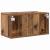 Set Cabinet TV Lemn Vechi Lemn Standard Stocare Cabinet TV GartenMobel Dekor