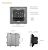 Modul Intrerupator Triplu Cap Scara Mecanic LUXION SmartElectro IntelligentHouse