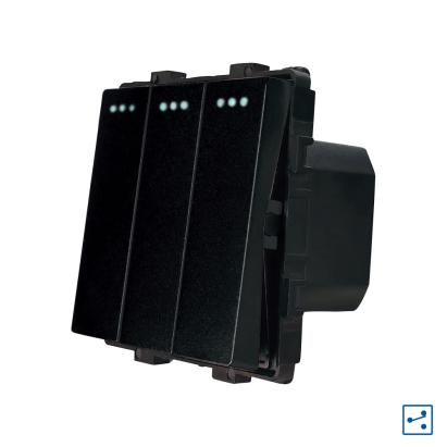 Modul Intrerupator Triplu Cap Scara Mecanic LUXION SmartElectro IntelligentHouse
