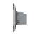 Priza USB-A + USB-C cu Rama Din Sticla LIVOLO - Serie Noua SmartElectro IntelligentHouse