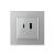 Priza USB-A + USB-C cu Rama Din Sticla LIVOLO - Serie Noua SmartElectro IntelligentHouse