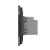Priza USB-A + USB-C cu Rama Din Sticla LIVOLO - Serie Noua SmartElectro IntelligentHouse
