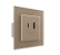 Priza USB-A + USB-C cu Rama Din Sticla LIVOLO - Serie Noua SmartElectro IntelligentHouse