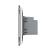 Priza USB-A + USB-C cu Rama Din Sticla LIVOLO - Serie Noua SmartElectro IntelligentHouse