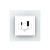 Priza USB-A + USB-C cu Rama Din Sticla LIVOLO - Serie Noua SmartElectro IntelligentHouse