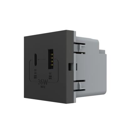 Modul Priza USB-A + USB-C LIVOLO – Serie Noua SmartElectro IntelligentHouse