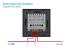 Modul Intrerupator Dublu cu Variator cu Touch LIVOLO - Serie Noua SmartElectro IntelligentHouse
