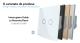 Intrerupator Dublu cu Revenire / Reset cu Touch LIVOLO - Serie Noua SmartElectro IntelligentHouse
