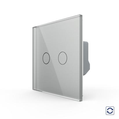Intrerupator Dublu cu Revenire / Reset cu Touch LIVOLO - Serie Noua SmartElectro IntelligentHouse