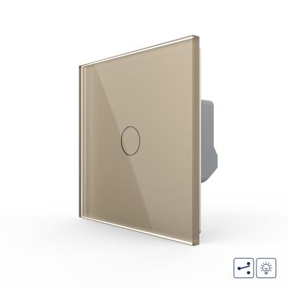 Intrerupator Simplu Cap Scara, Dimmer cu Touch LIVOLO - Serie Noua SmartElectro IntelligentHouse
