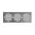 Panou Intrerupator Dublu + Dublu + Dublu cu Touch Din Sticla LUXION SmartElectro IntelligentHouse