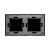 Panou Intrerupator Dublu + Dublu cu Touch Din Sticla LUXION SmartElectro IntelligentHouse