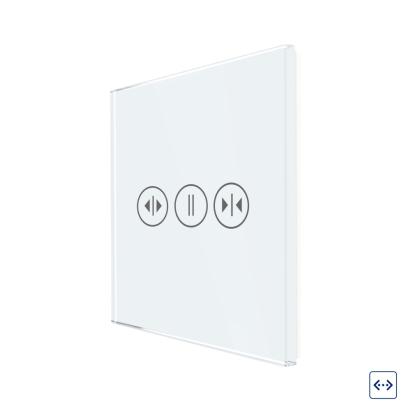 Panou Intrerupator Draperii cu Touch Din Sticla LUXION SmartElectro IntelligentHouse