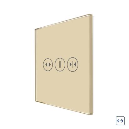 Panou Intrerupator Draperii cu Touch Din Sticla LUXION SmartElectro IntelligentHouse