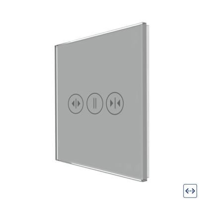 Panou Intrerupator Draperii cu Touch Din Sticla LUXION SmartElectro IntelligentHouse