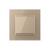 Intrerupator Simplu Mecanic Cap Cruce, 2 Module LIVOLO cu Rama din Sticla - Serie Noua SmartElectro IntelligentHouse