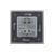 Intrerupator Simplu Mecanic Cap Cruce, 2 Module LIVOLO cu Rama din Sticla - Serie Noua SmartElectro IntelligentHouse