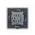 Intrerupator Simplu Mecanic si Cap Scara , 2 Module LIVOLO cu Rama din Sticla - Serie Noua SmartElectro IntelligentHouse