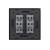Intrerupator Dublu Mecanic Cap Scara LIVOLO cu Rama din Sticla - Serie Noua SmartElectro IntelligentHouse