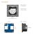 Modul Intrerupator Dublu, Protocol ZigBee cu Touch LUXION SmartElectro IntelligentHouse
