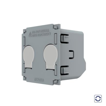 Modul Intrerupator Dublu cu Revenire, Contact Uscat cu Touch LIVOLO - Serie Noua SmartElectro IntelligentHouse