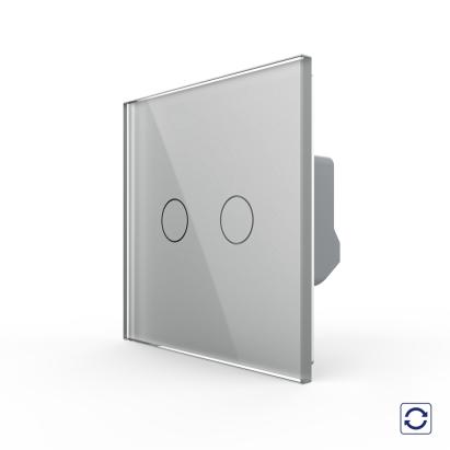 Intrerupator Dublu cu Revenire, Contact Uscat cu Touch LIVOLO - Serie Noua SmartElectro IntelligentHouse