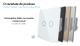 Intrerupator Dublu cu Revenire, Contact Uscat cu Touch LIVOLO - Serie Noua SmartElectro IntelligentHouse