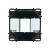 Modul Intrerupator Simplu cu Variator, Cap Scara cu Touch LUXION SmartElectro IntelligentHouse